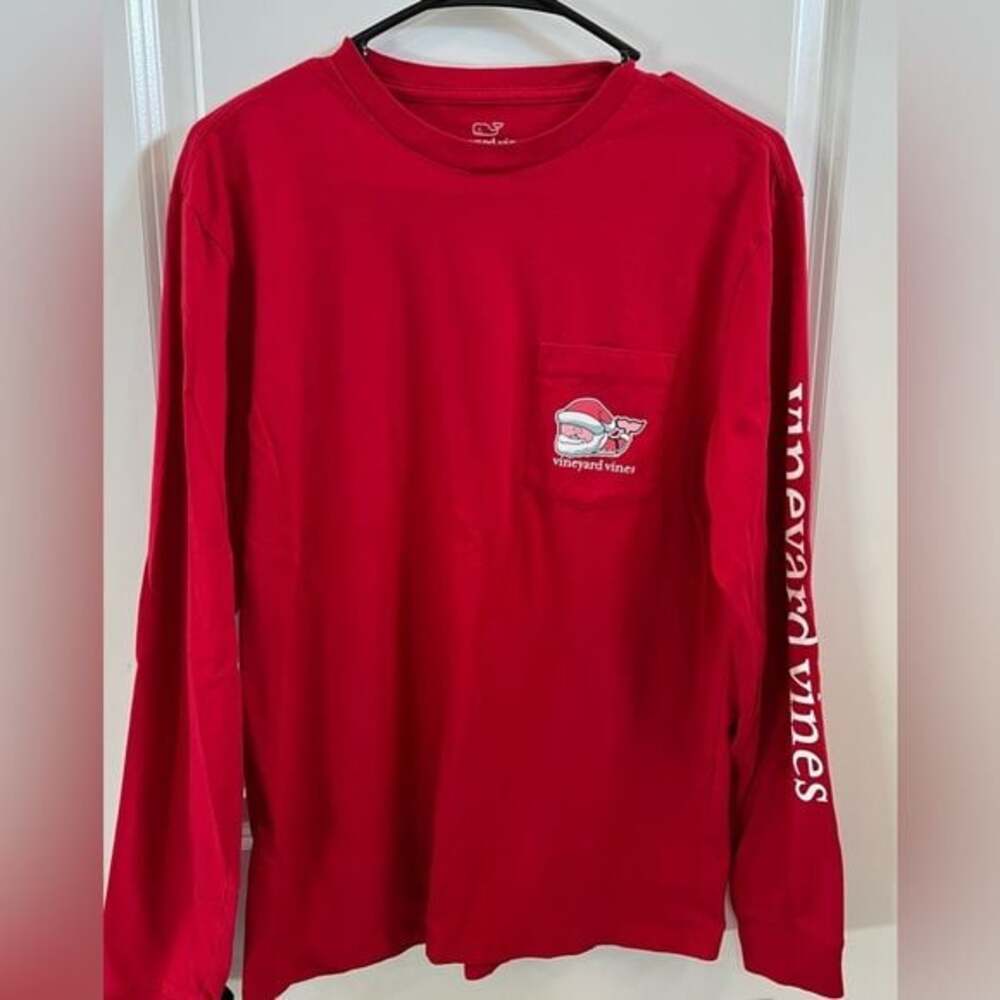 Vineyard Vines Men’s long sleeve Christmas tee size small